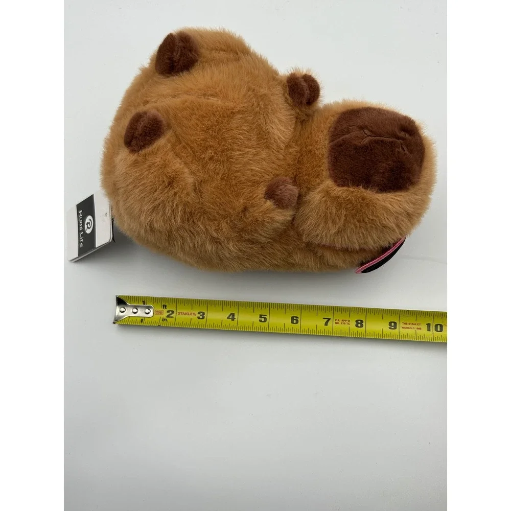 Rumi Life Capybara Plush Pink‎ Heart Sunglasses Brown Stuffed Animal NWT